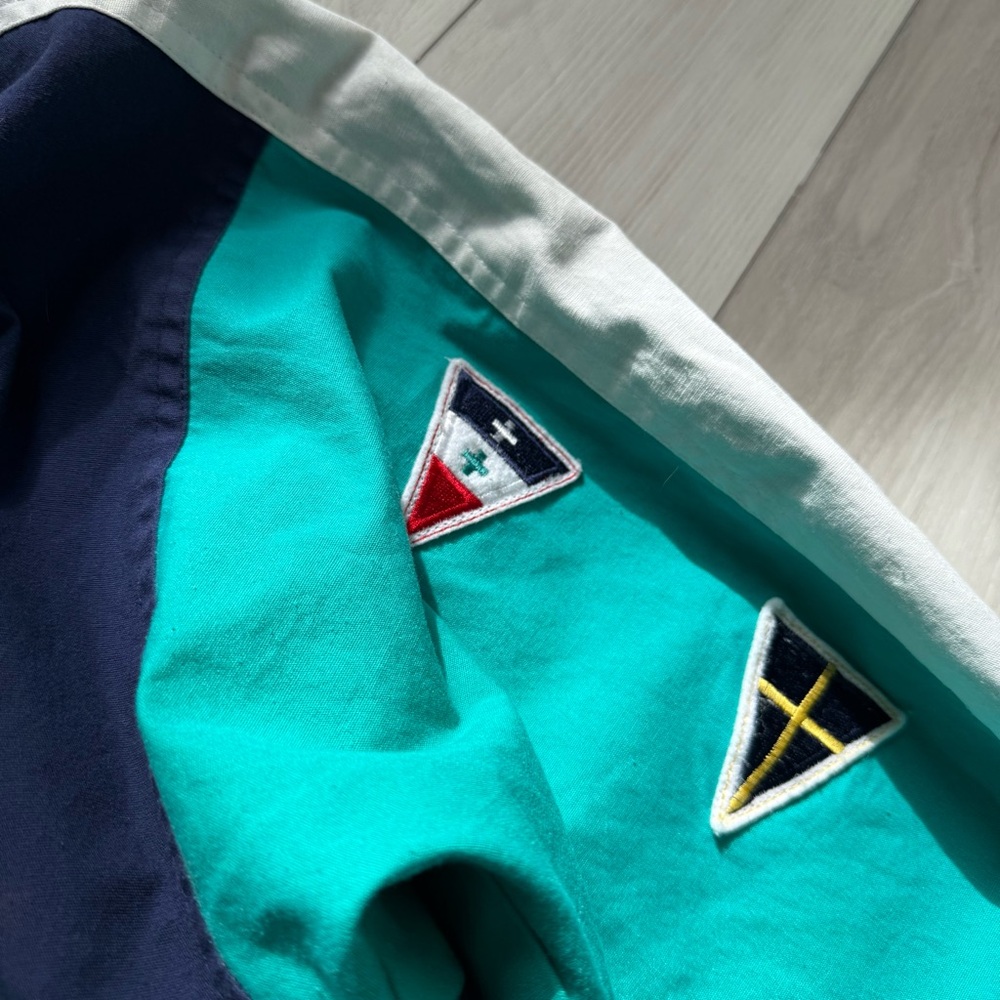 ๐ 80s Retro Color Block Patch Jacket - Picture 7 of 10